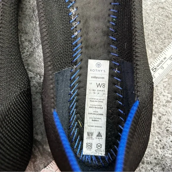 Rothy's Black Ballet Flats Size 8 - Picture 8 of 13